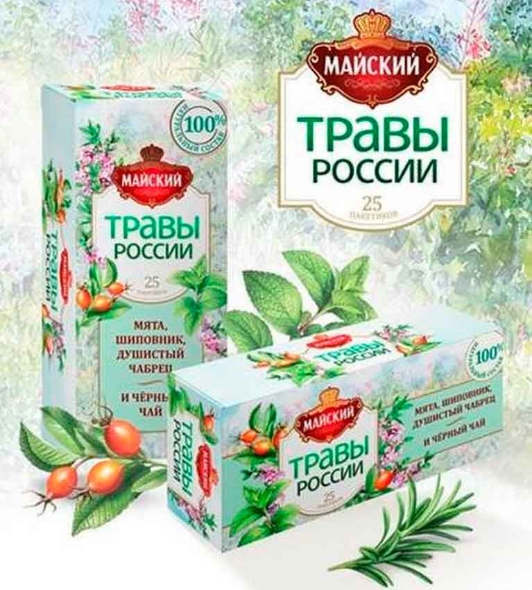 Бренд «Майский» выпустил новый напиток «Травы России»